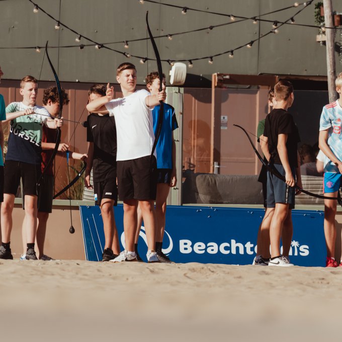 archery tag klassenuitje